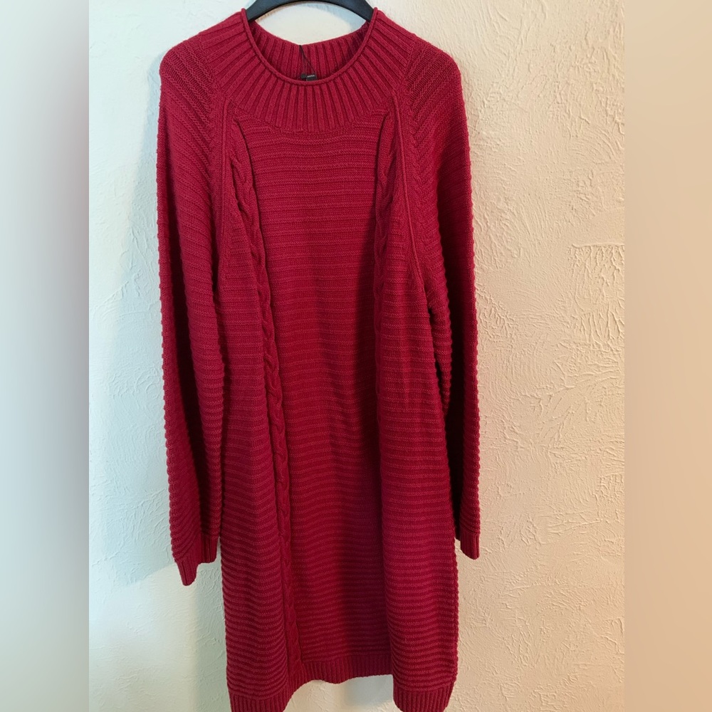 NWT Banana Republic Red Sweater Dress Size XL